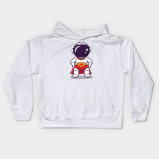 Cute Astronaut SuperHero Kids Hoodie